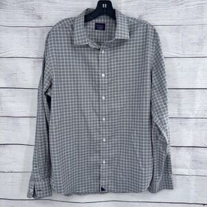 UNTUCKIT Slim Fit Wrinkle Free Plaid Button Down Shirt X-Large‎ Casual Preppy